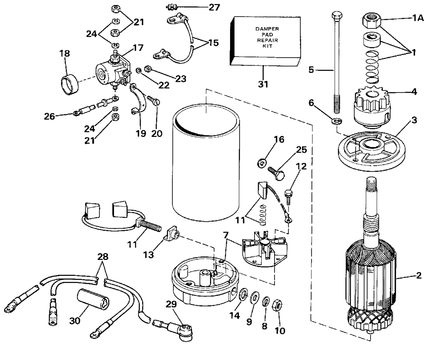 ELECTRIC STARTER AMERICAN BOSCH 17996-29-MO30SM