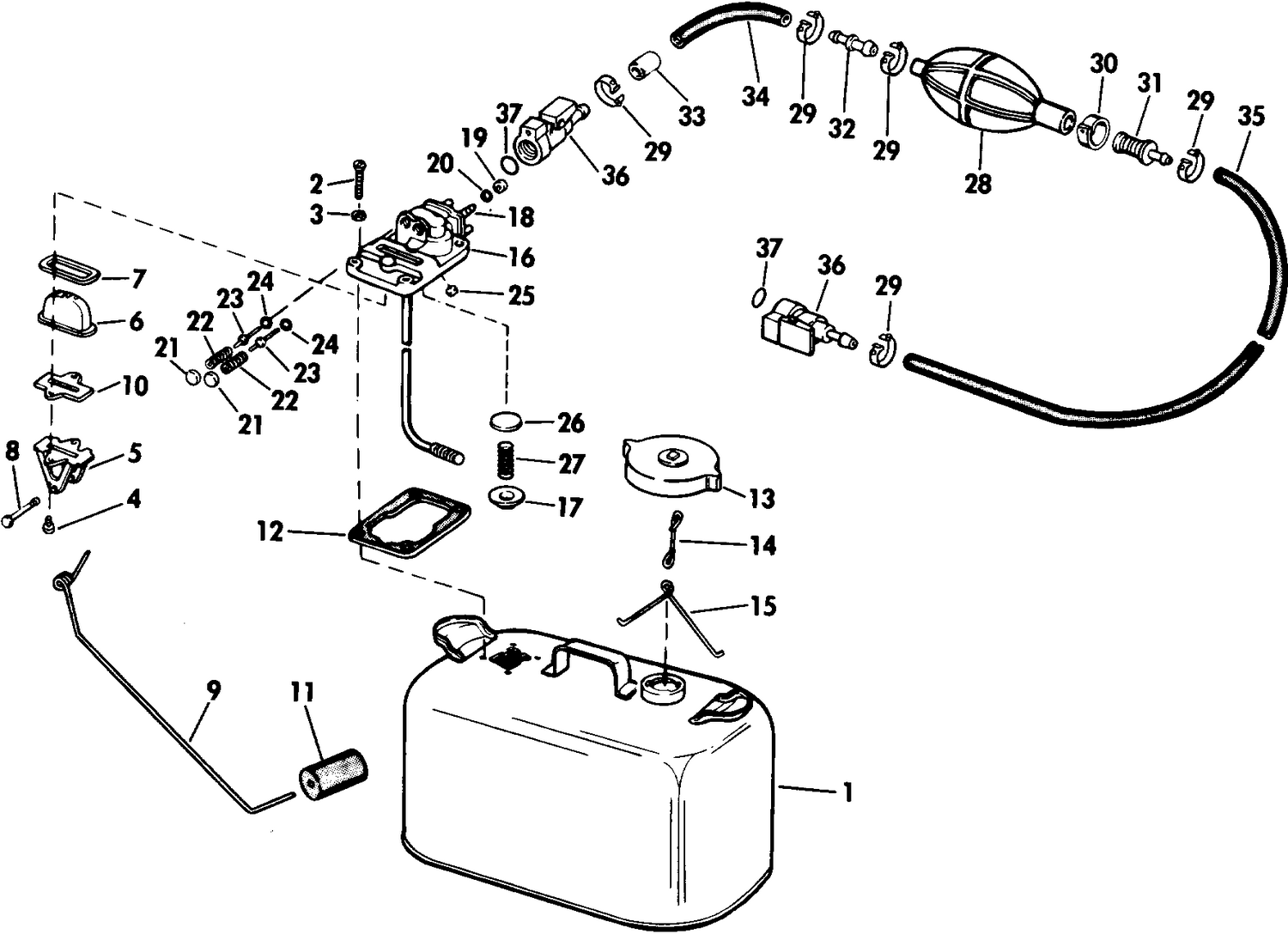 FUEL TANK WITH GAUGE