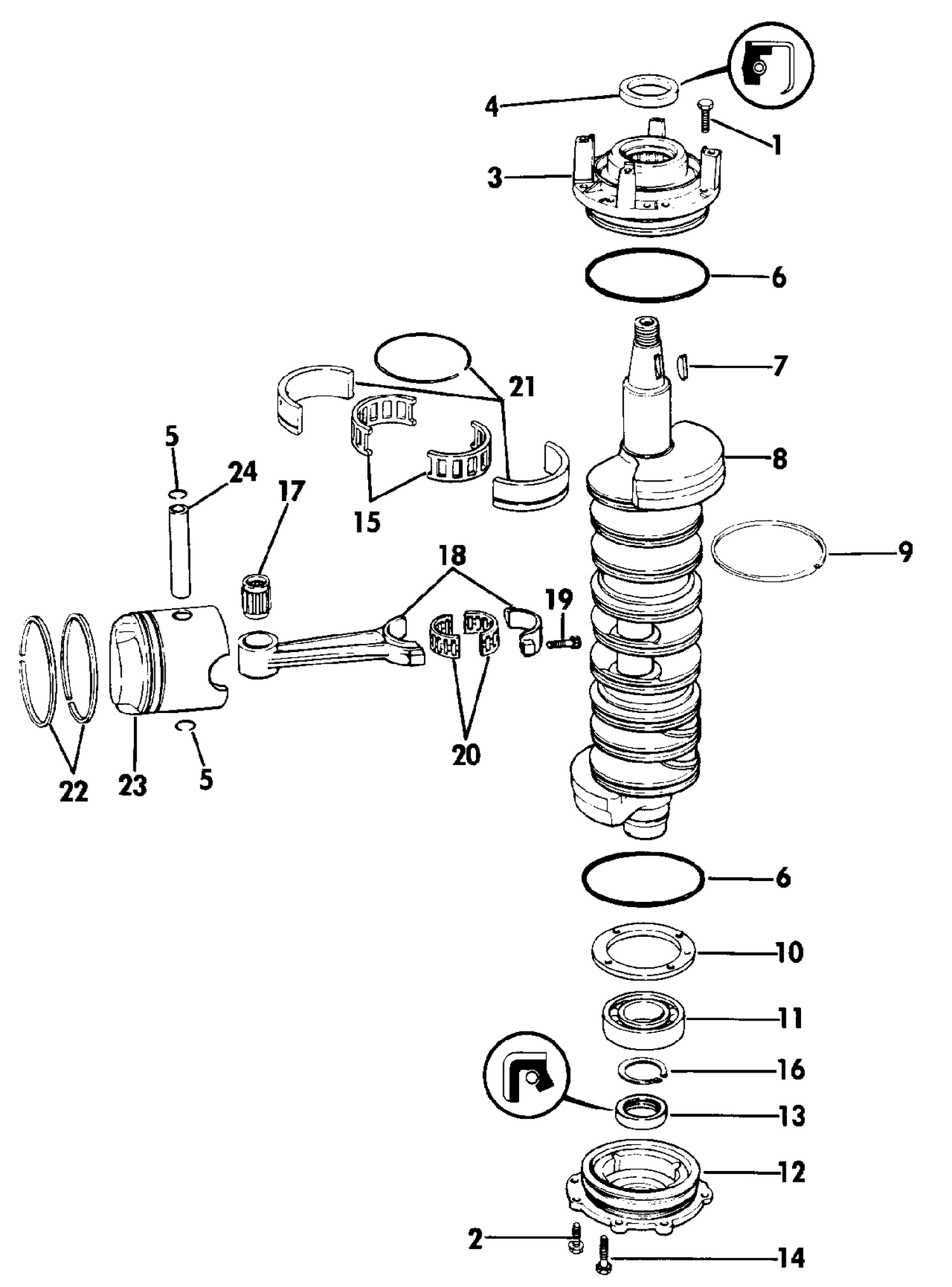 CRANKSHAFT & PISTON