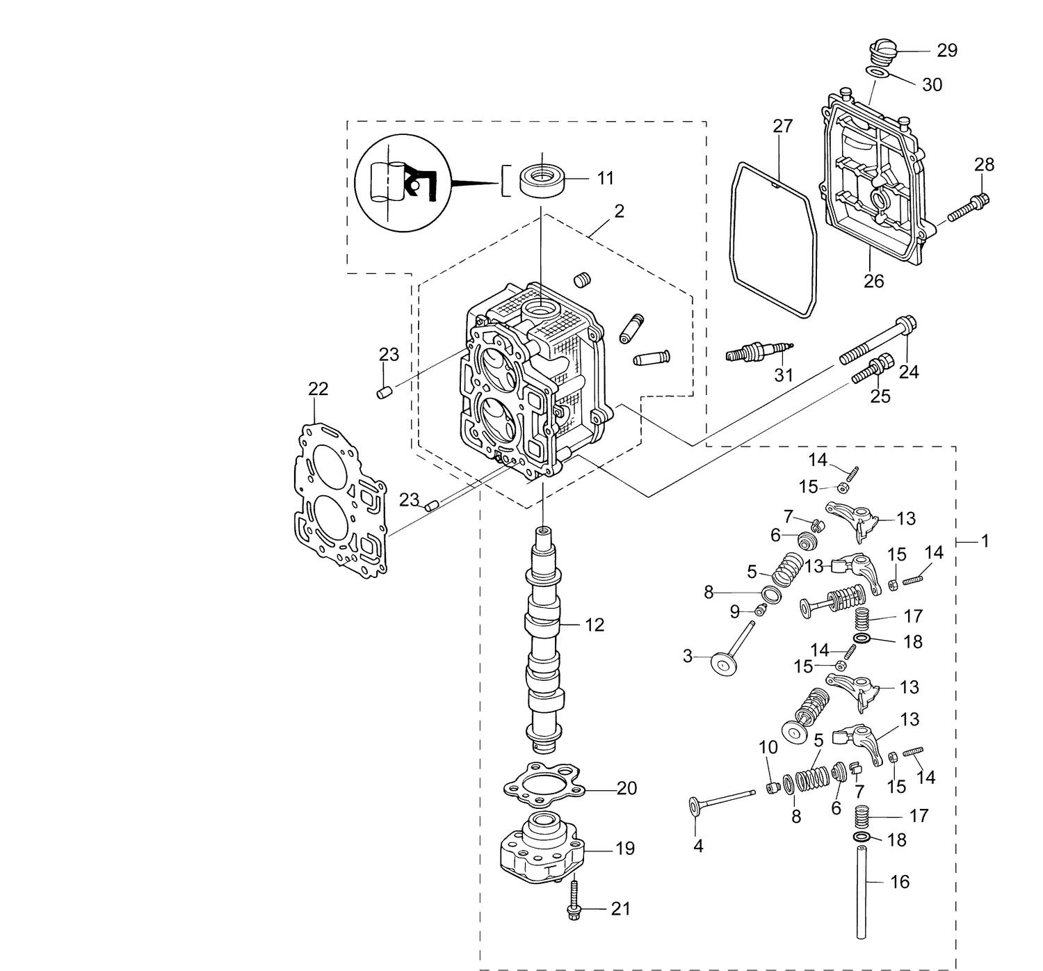 15-7_CYLINDER HEAD & OI L PUMP