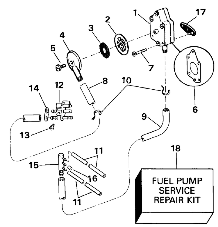 FUEL PUMP AND FILTER EARLY PRODUCTION