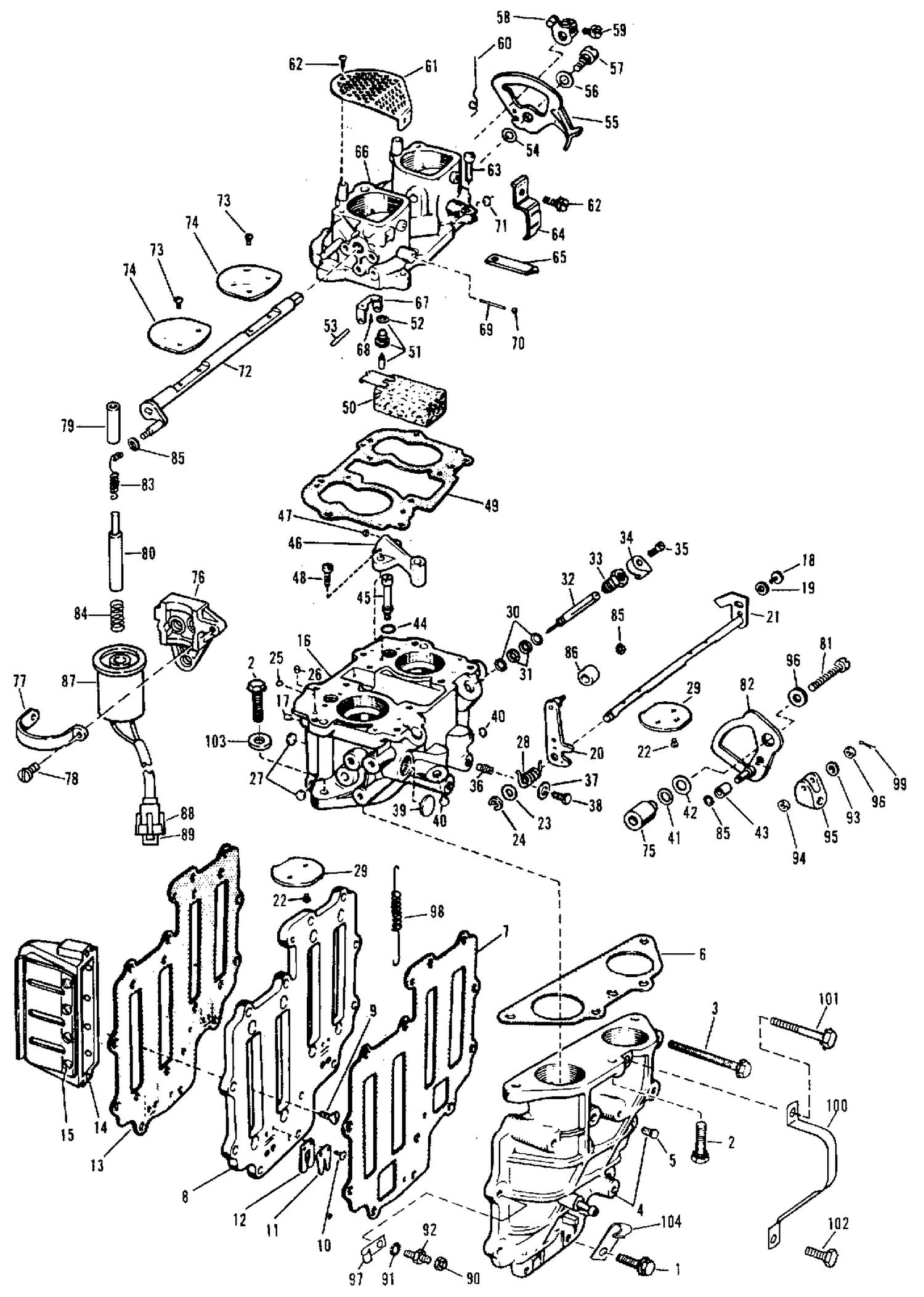 CARBURETOR GROUP ELECTRIC SHIFT