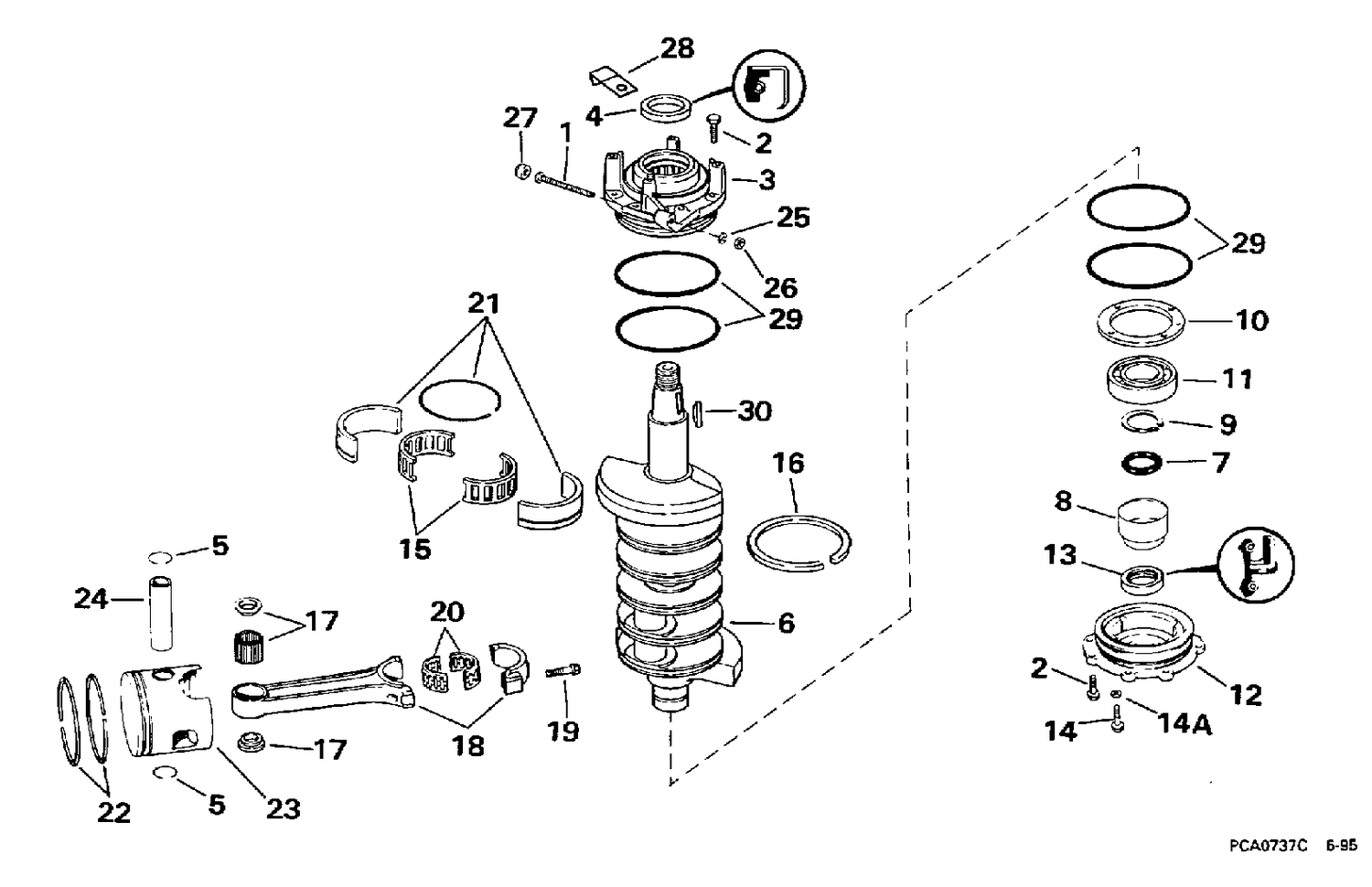CRANKSHAFT & PISTON