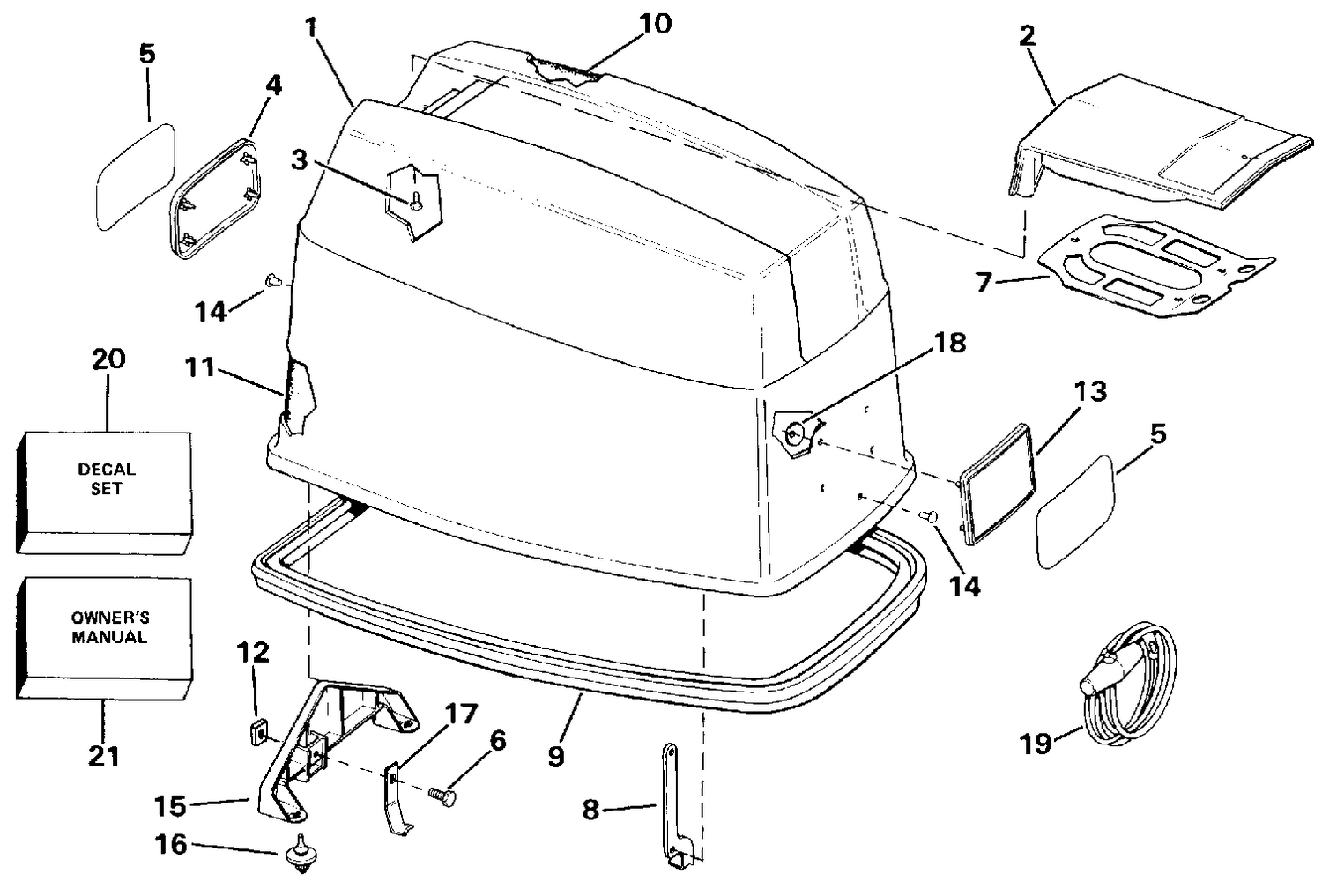 ENGINE COVER - JOHNSON