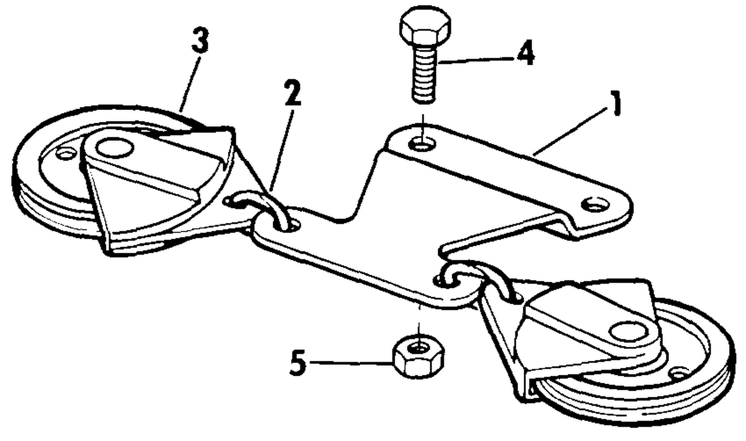 STEERING CONNECTOR KIT - CABLE PULLEY - 20, 25, 30 35