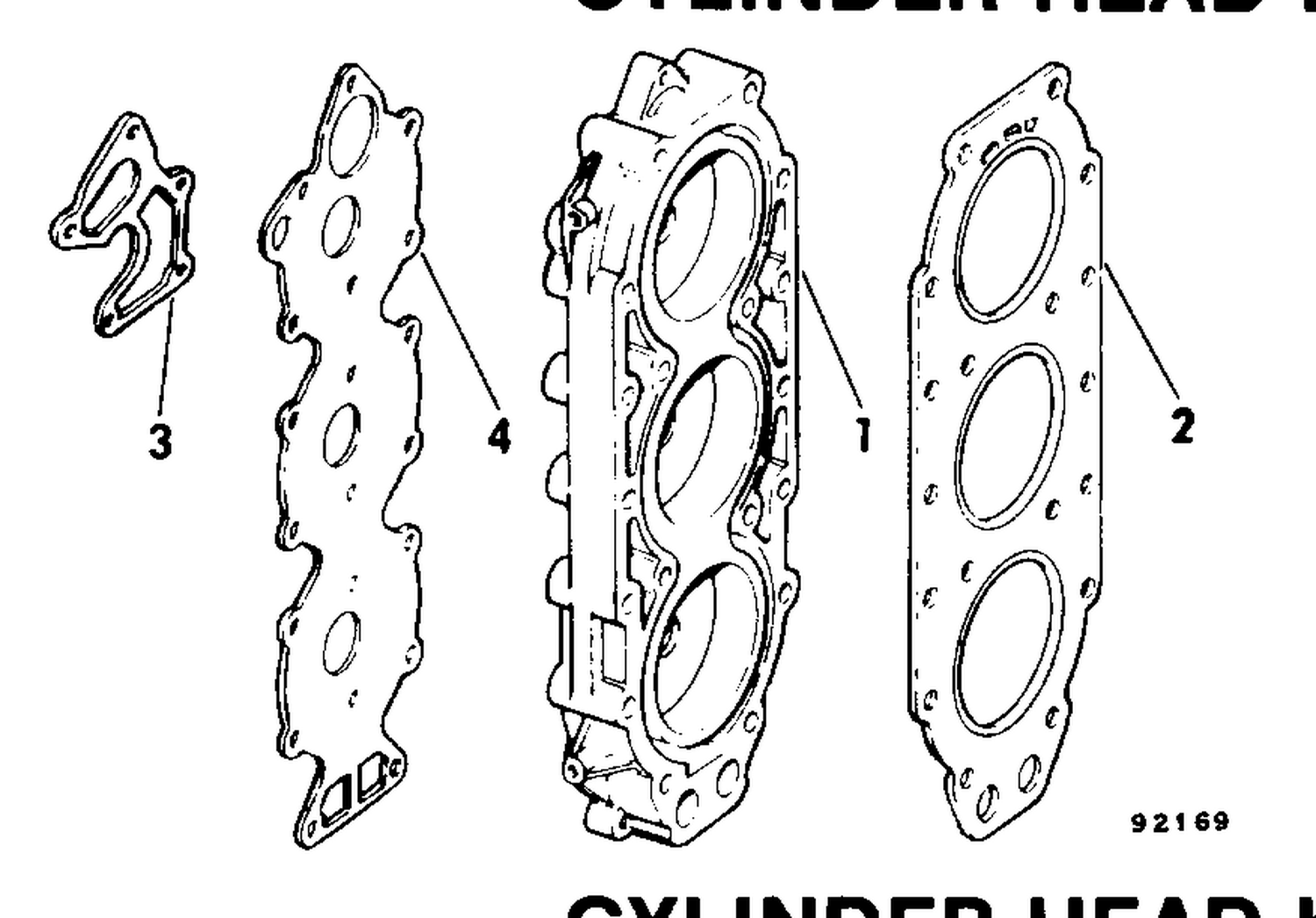 CYLINDER HEAD KIT - LOW COMPRESSION 75