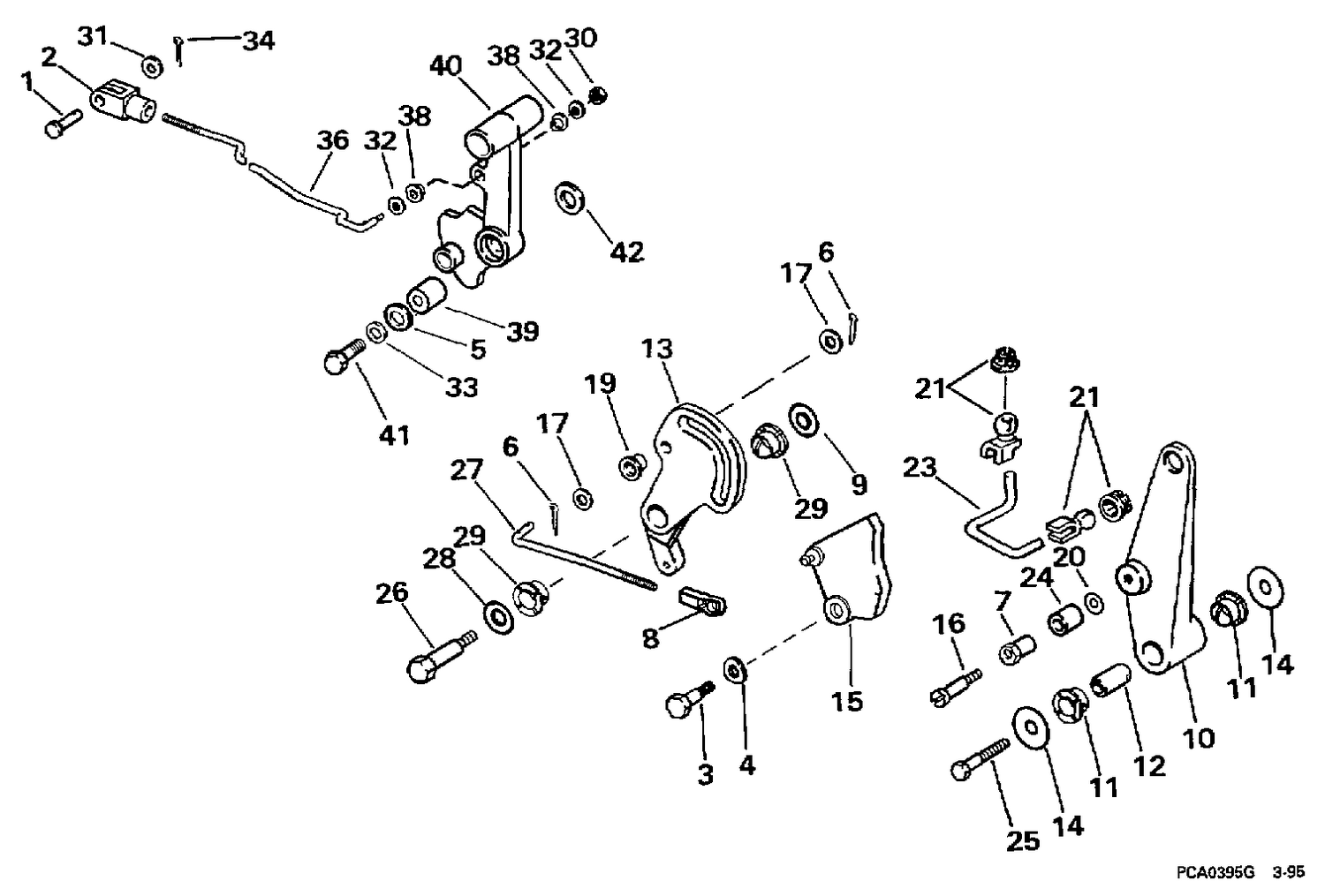 SHIFT & THROTTLE LINKAGE