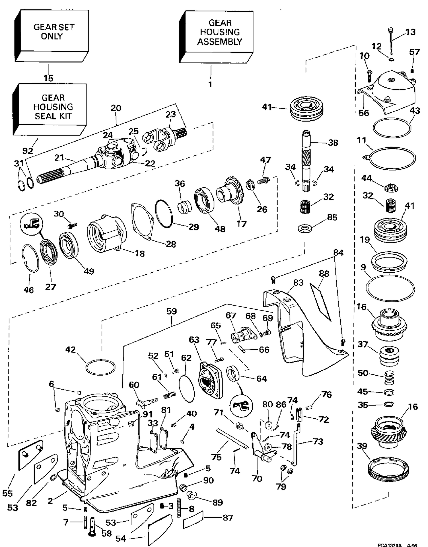 UPPER GEAR HOUSING