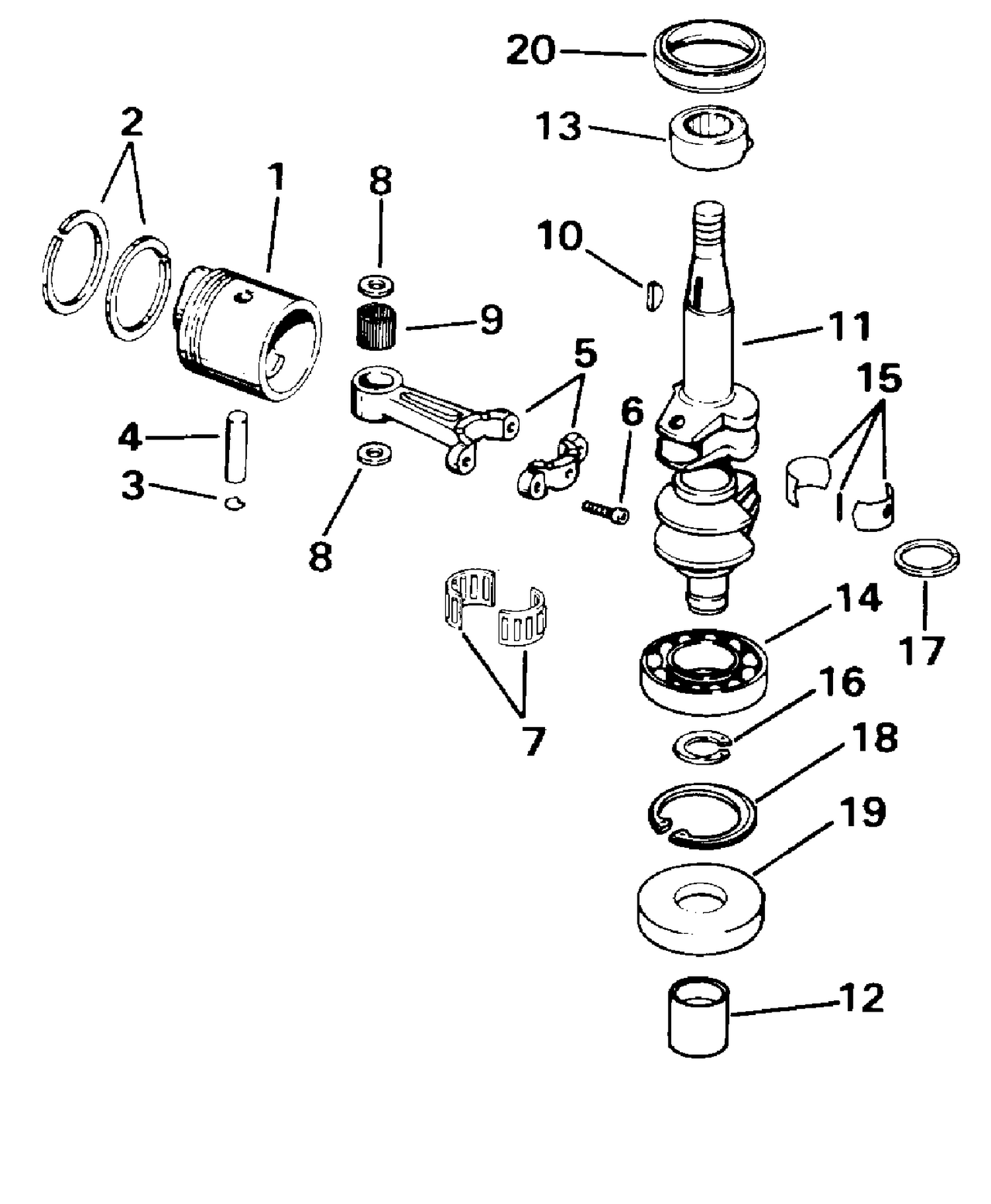 CRANKSHAFT & PISTON