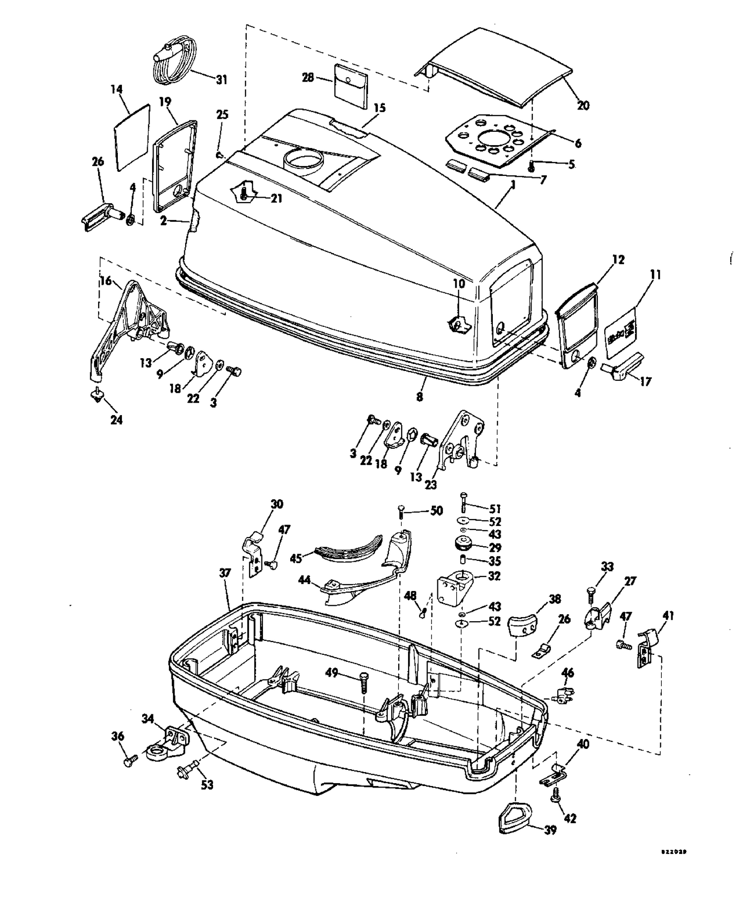 MOTOR COVER - EVINRUDE