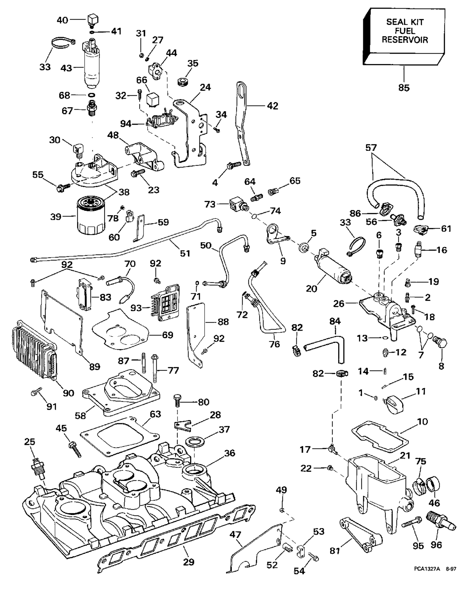 INTAKE MANIFOLD & FUEL SYSTEM -- TBI MODELS