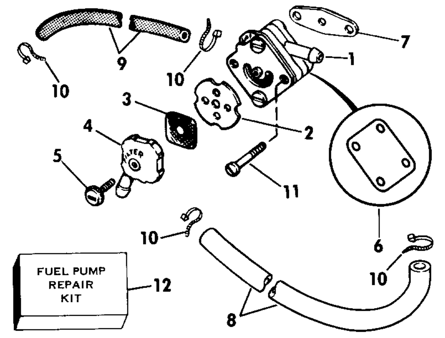 FUEL PUMP - EARLY PRODUCTION