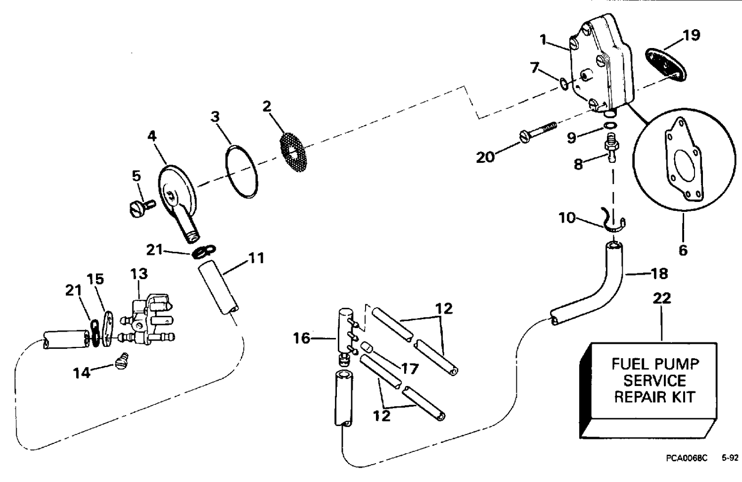 FUEL PUMP AND FILTER