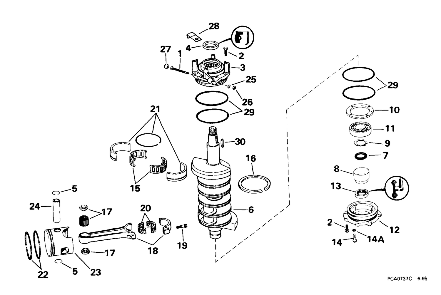 CRANKSHAFT & PISTON