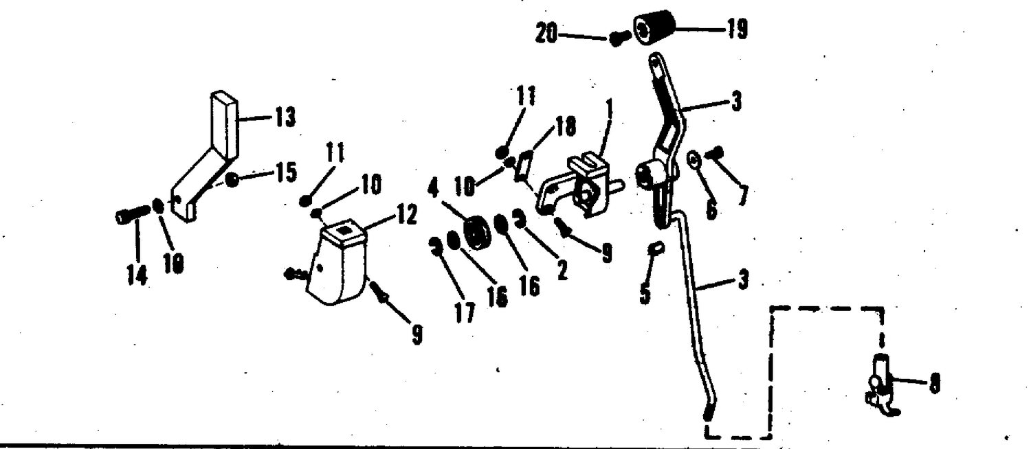 TOP MOUNT CONTROL KIT 6 HP