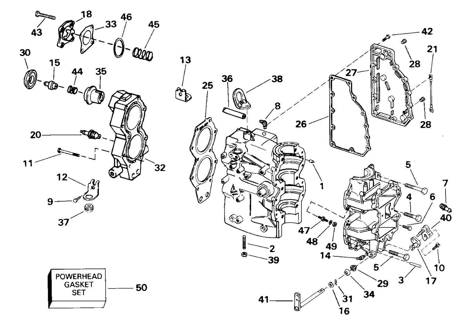 CYLINDER AND CRANKCASE