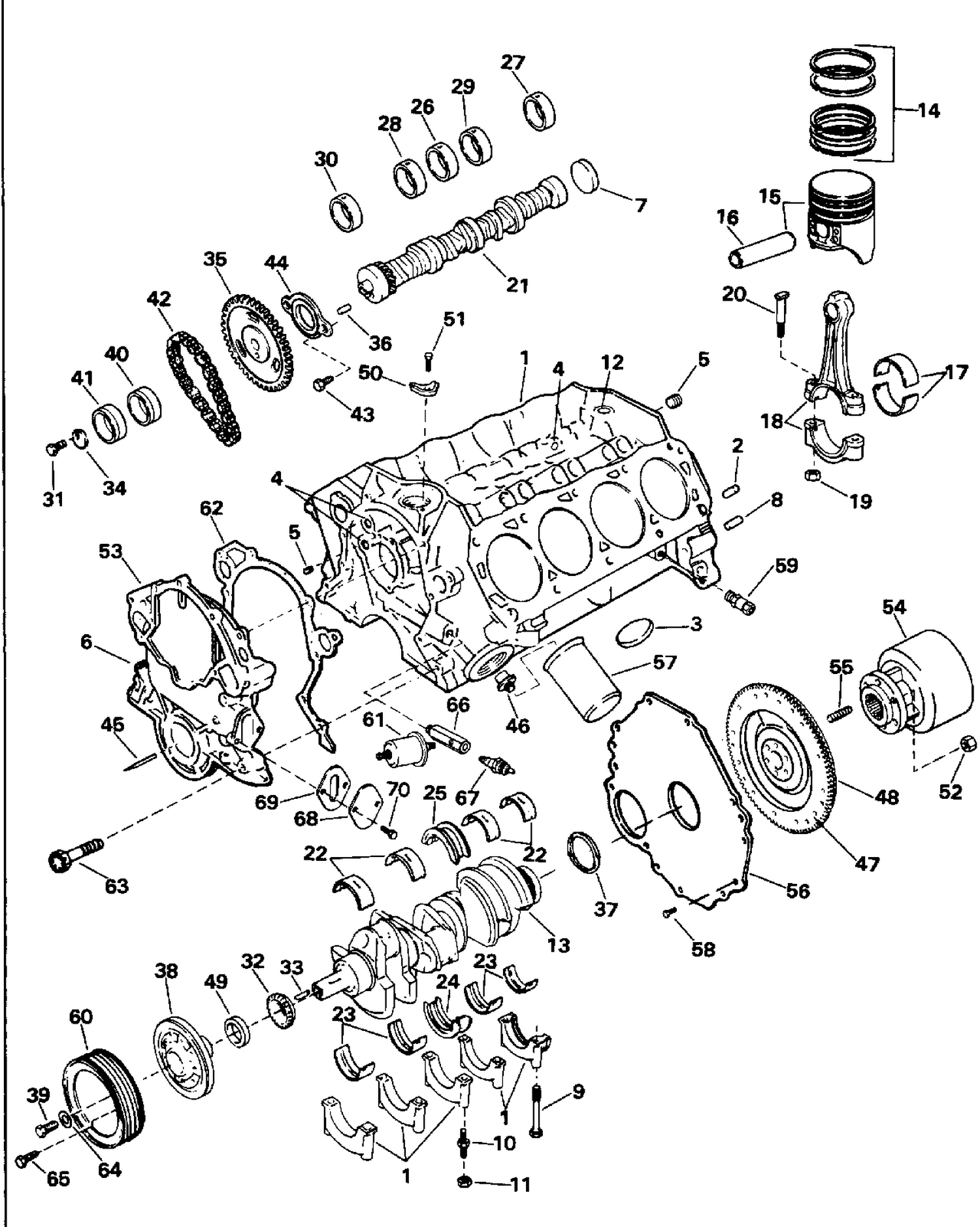 CRANKCASE - 5.0 LITRE