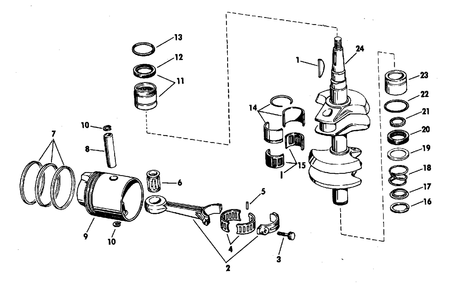 CRANKSHAFT GROUP ELECTRIC SHIFT