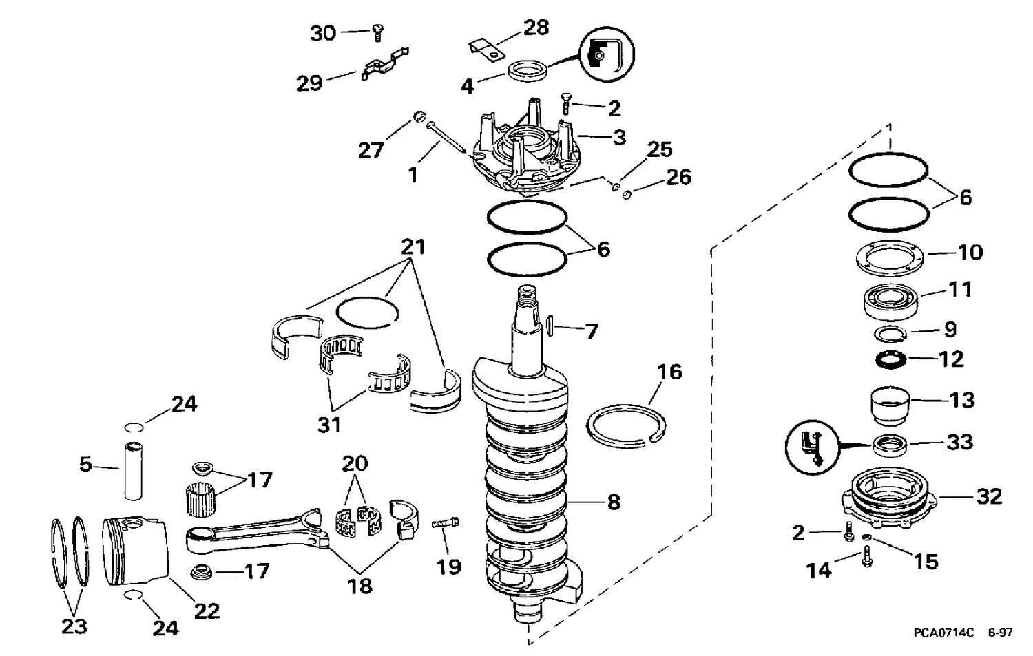 CRANKSHAFT & PISTON