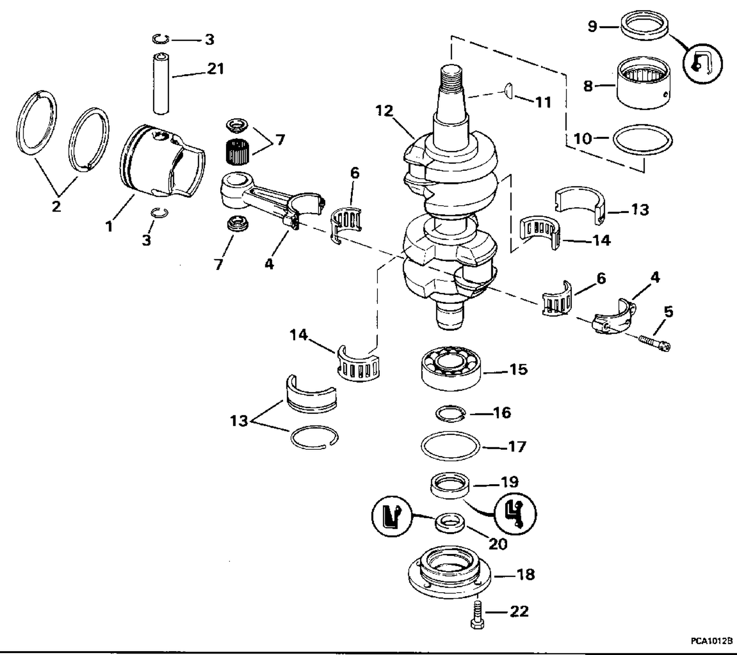 CRANKSHAFT & PISTON