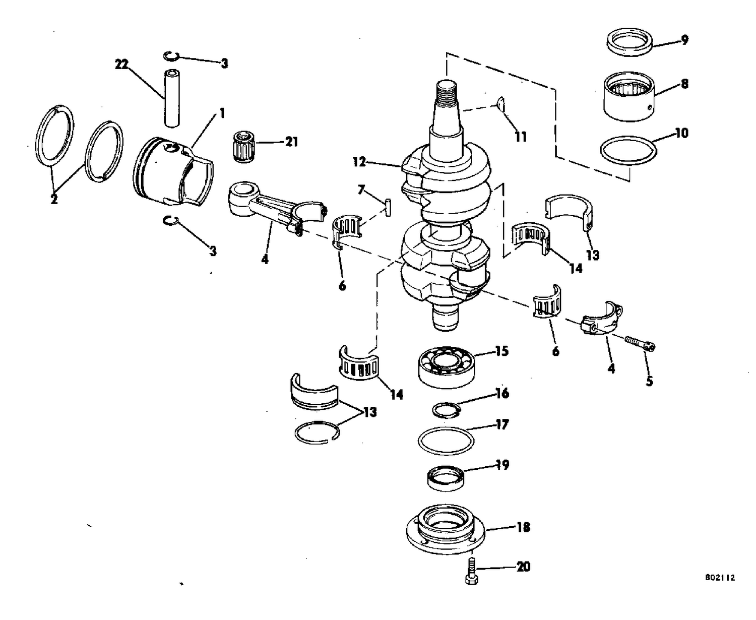 CRANKSHAFT & PISTON