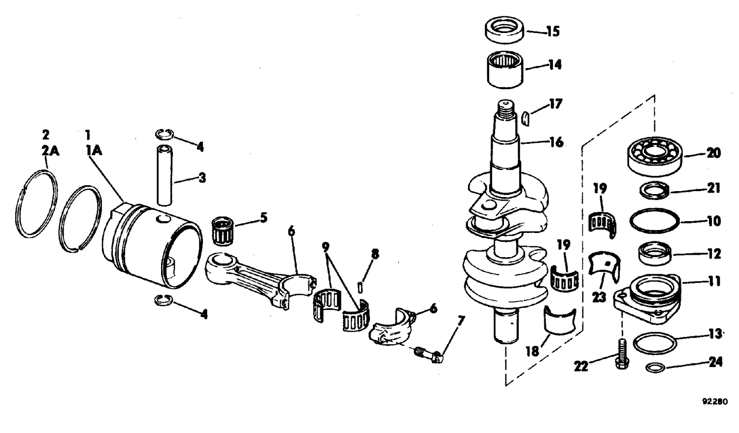 CRANKSHAFT & PISTON