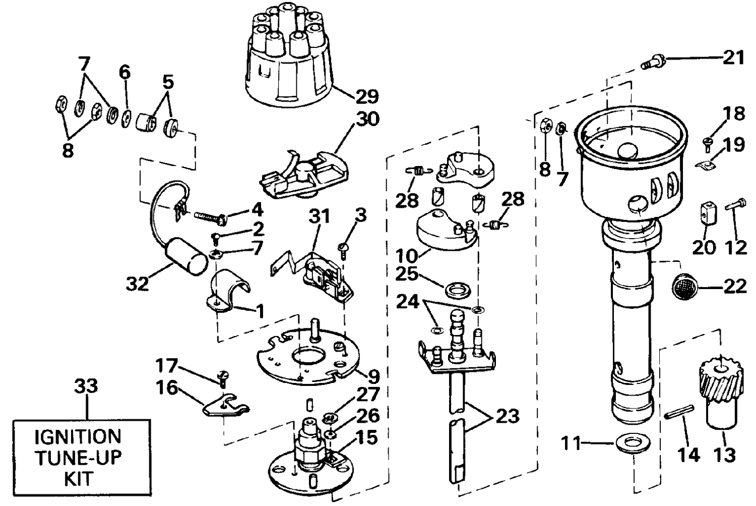 DISTRIBUTOR - MALLORY YL670AV - 5.7 LITRE