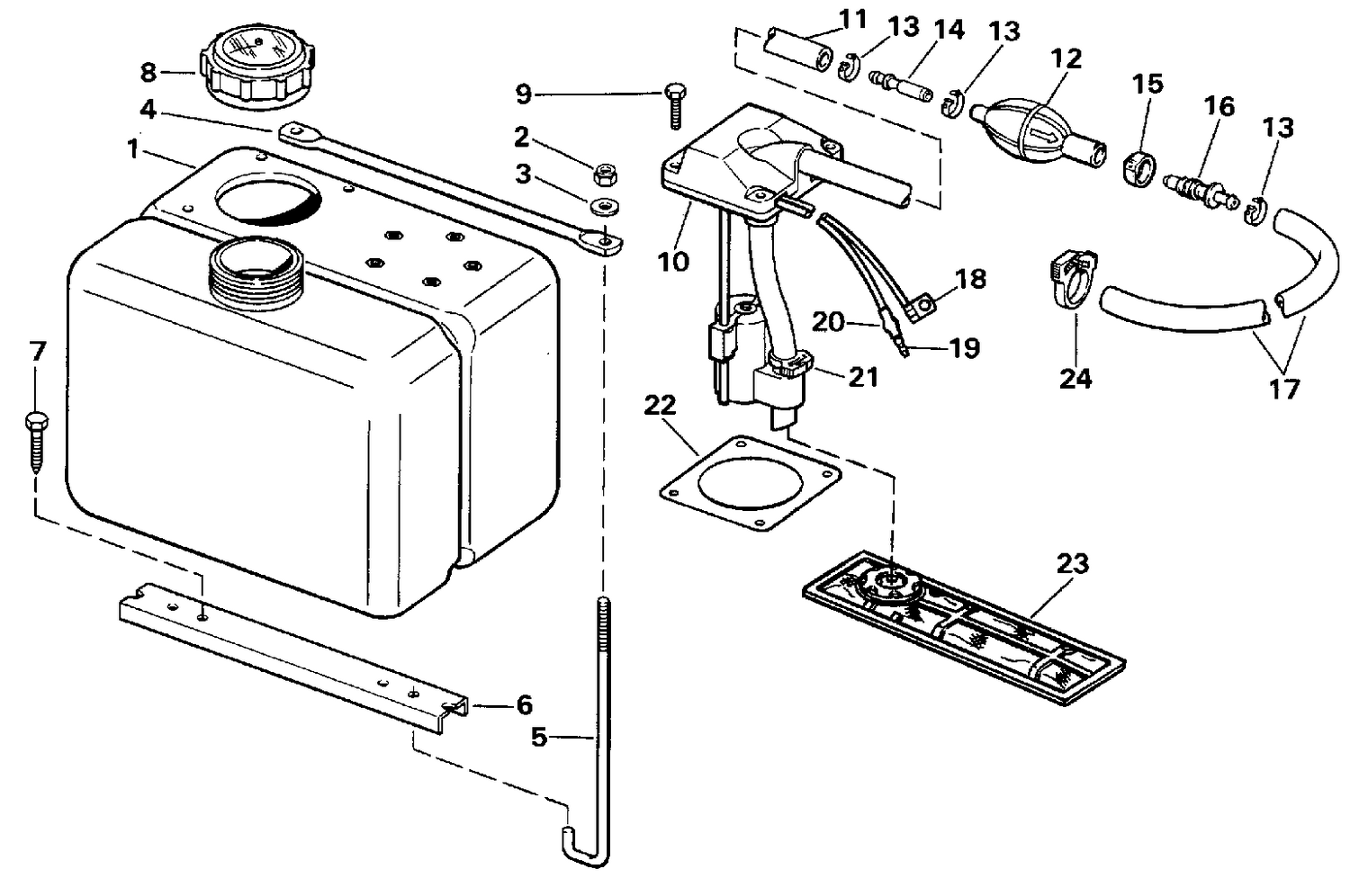 VRO OIL TANK KIT-1.8 GALLON
