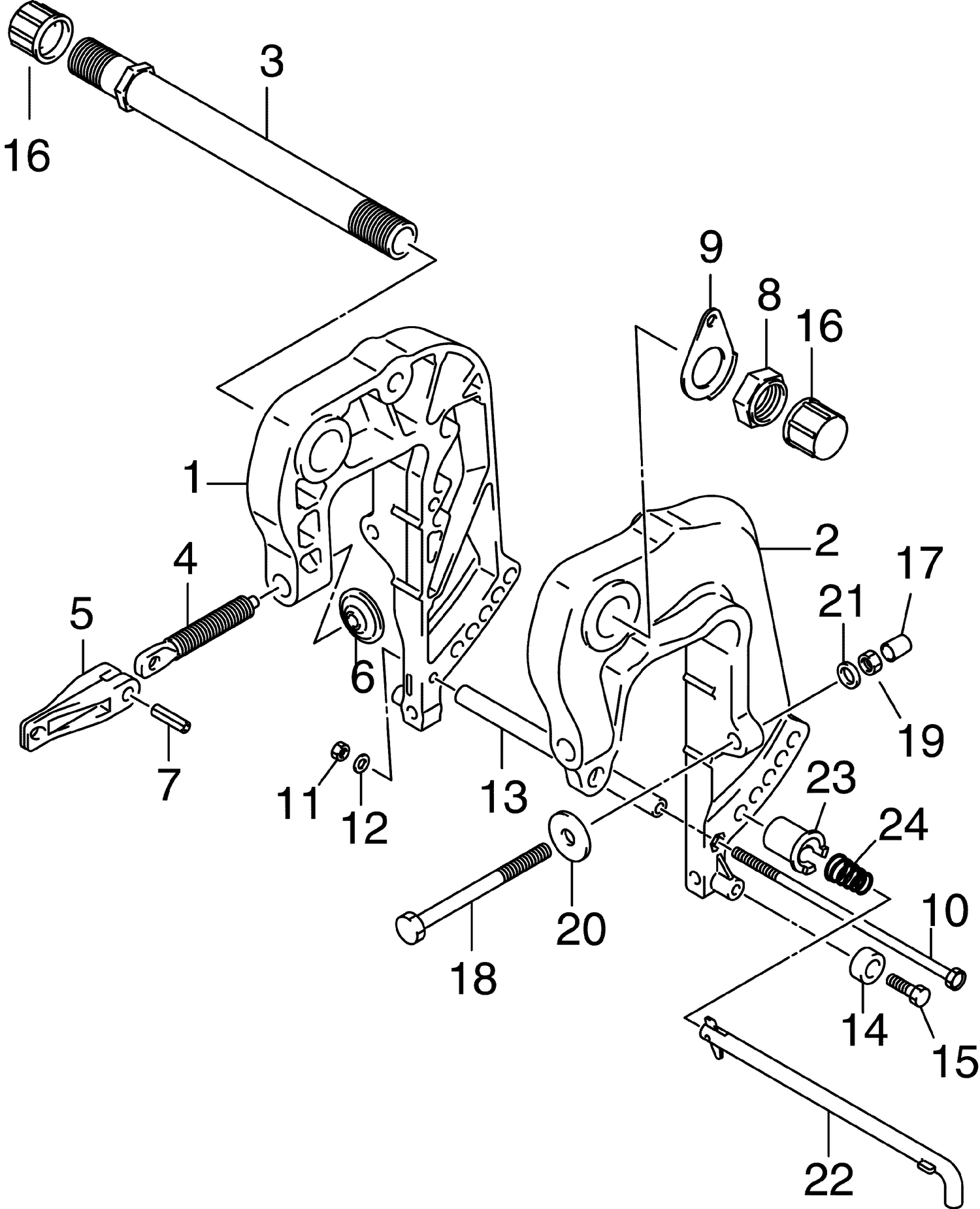 STERN BRACKET