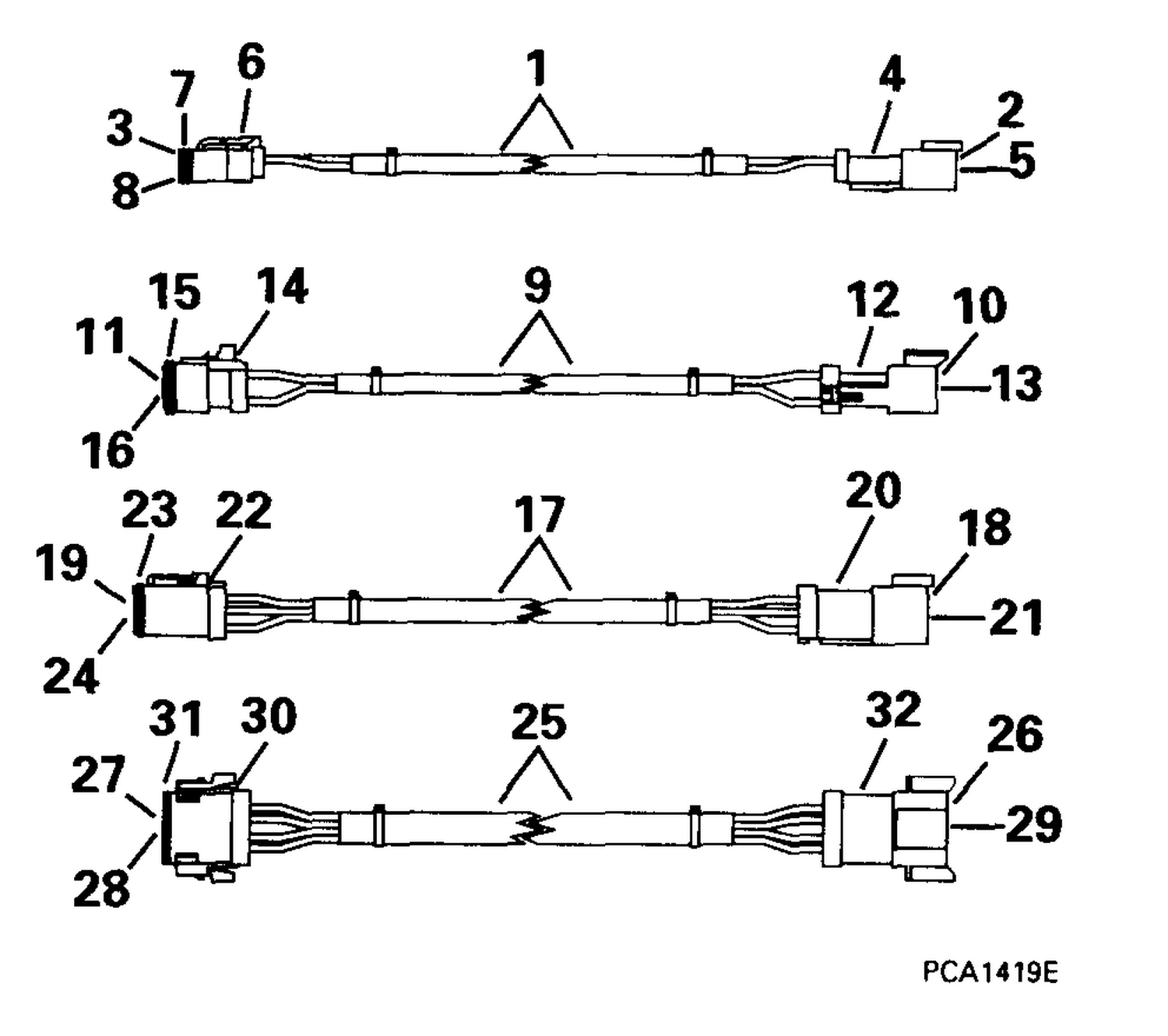 3-FOOT (0,9M) EXTENSION CABLES