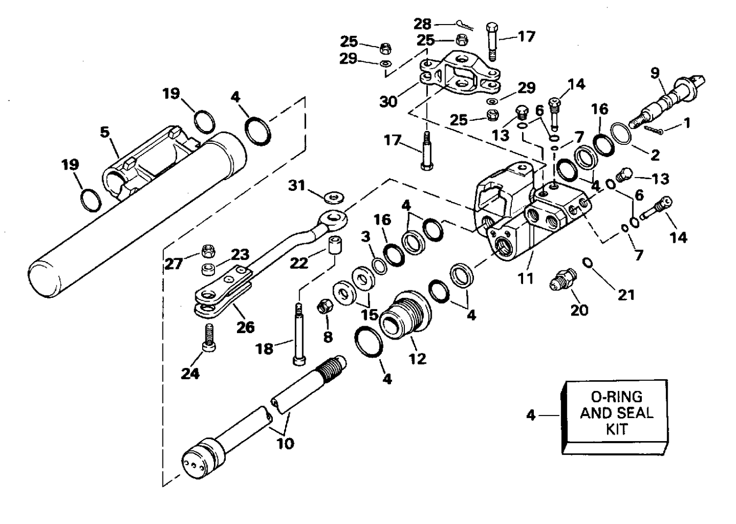 CYLINDER & VALVE ASSEMBLY