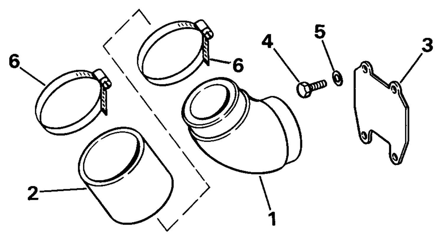 THRU-TRANSOM EXHAUST - 5.0 & 5.7 MODELS