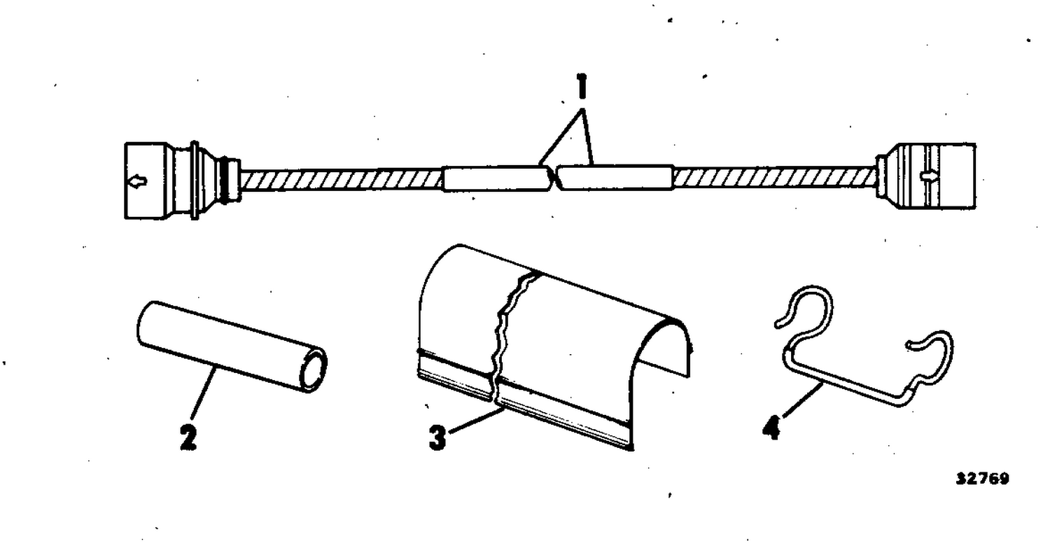 OUTBOARD EXTENSION CABLE KIT 55 THRU 200