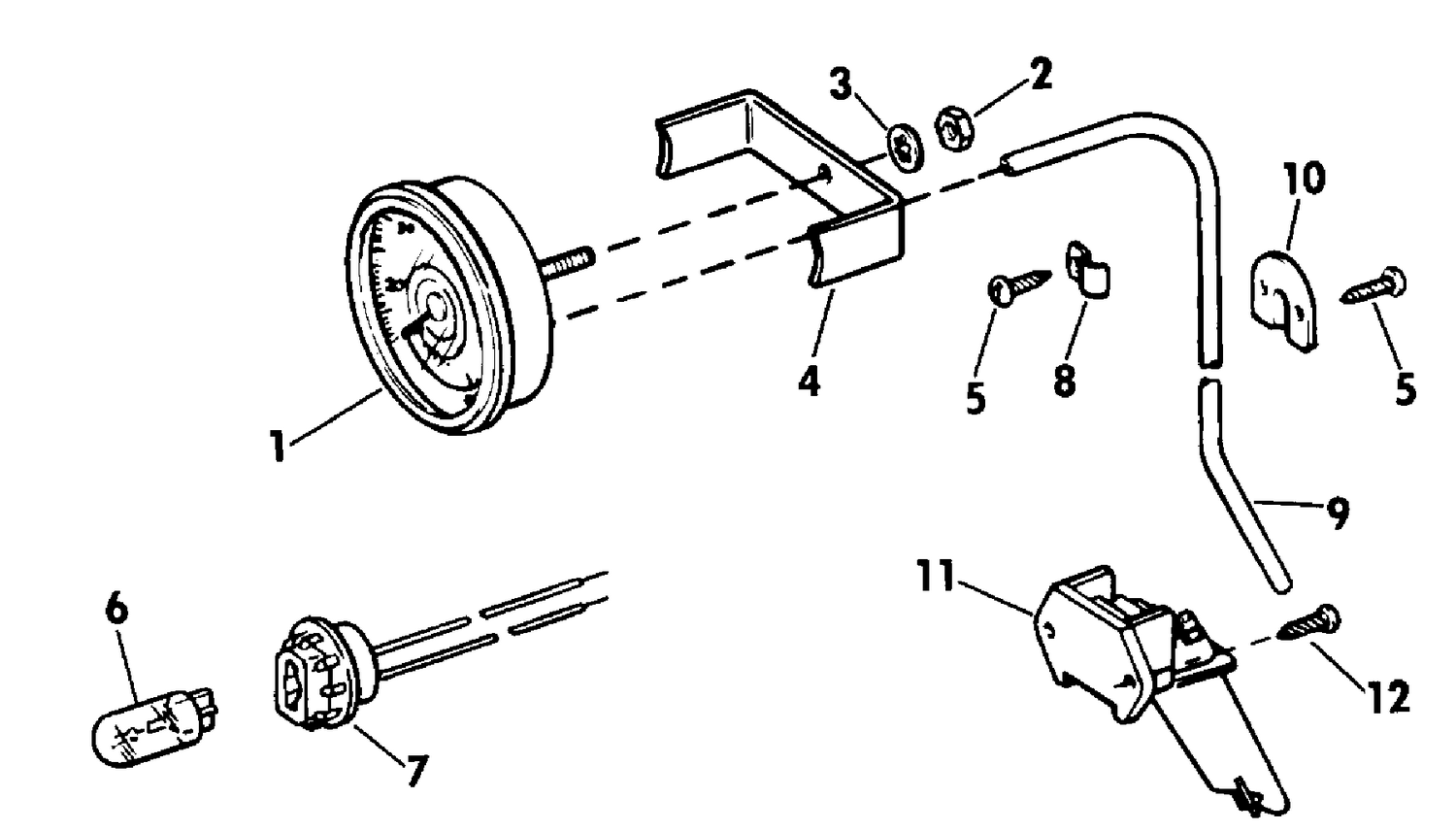 SPEEDOMETER KIT - FLUSH MOUNT -TRADITIONAL SERIES