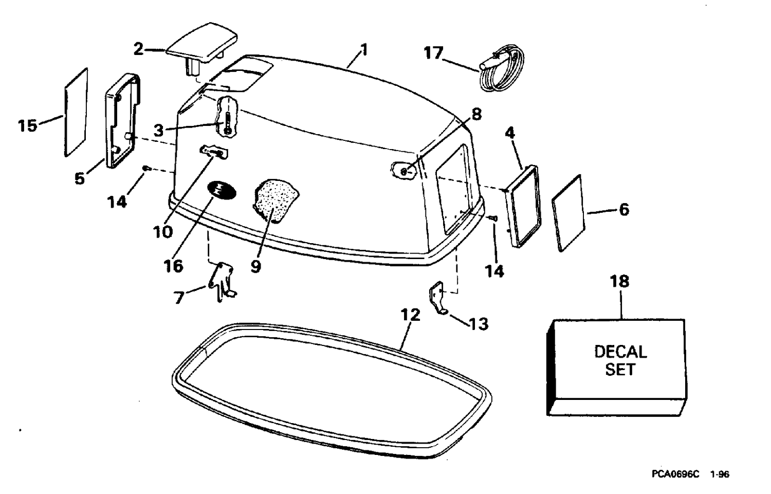 ENGINE COVER - EVINRUDE