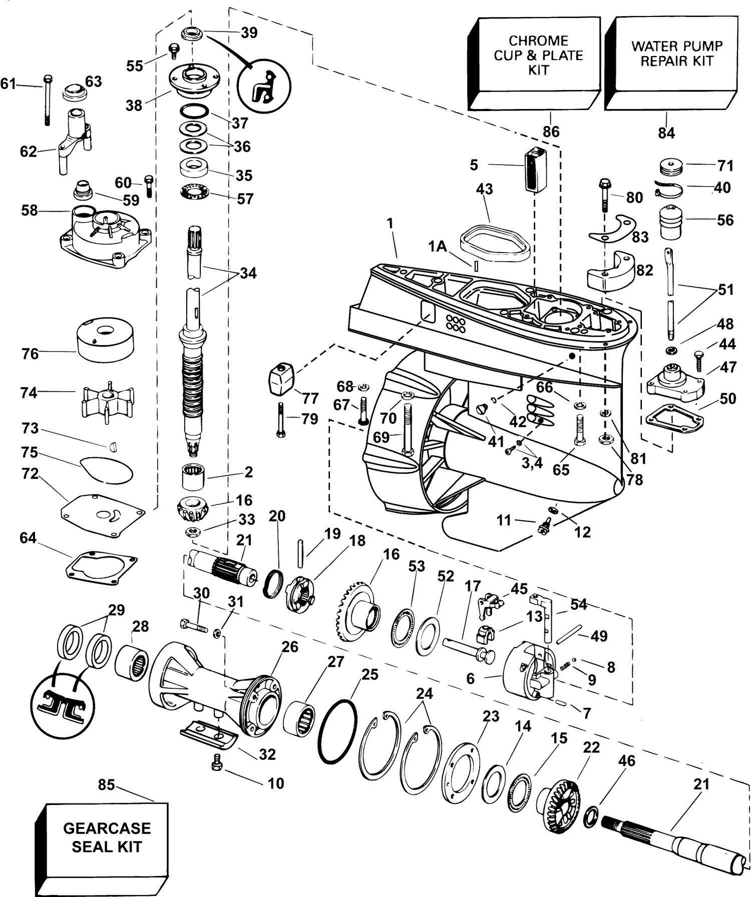 GEARCASE & ROTOR HOUSING (APRL MODEL)