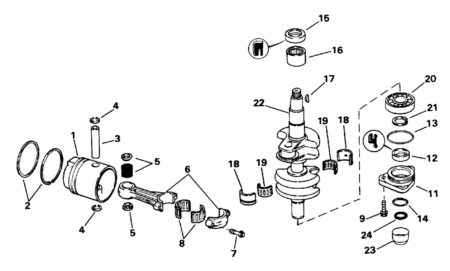CRANKSHAFT & PISTON