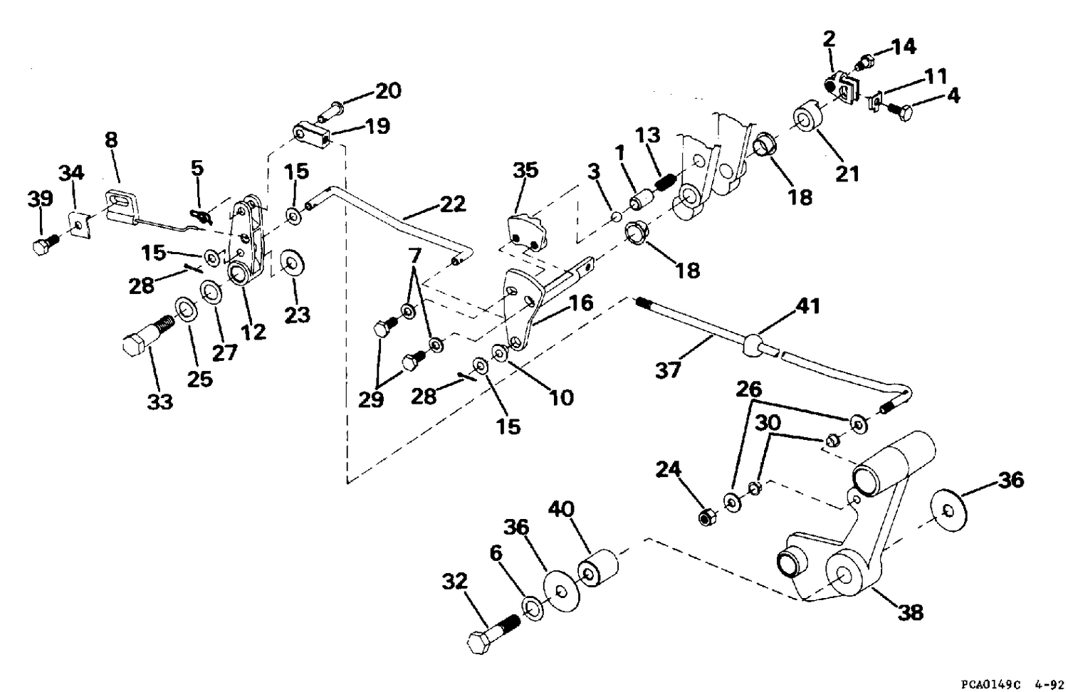 SHIFT & THROTTLE LINKAGE (CONTINUED)