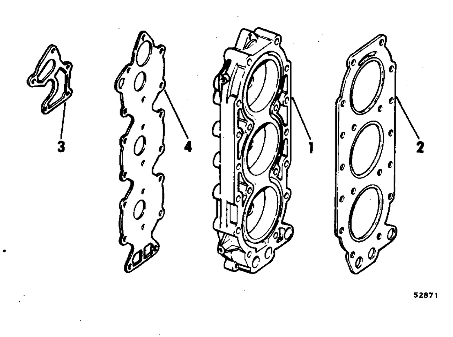CYL HEAD KIT - HIGH PERFORMANCE 75 HP