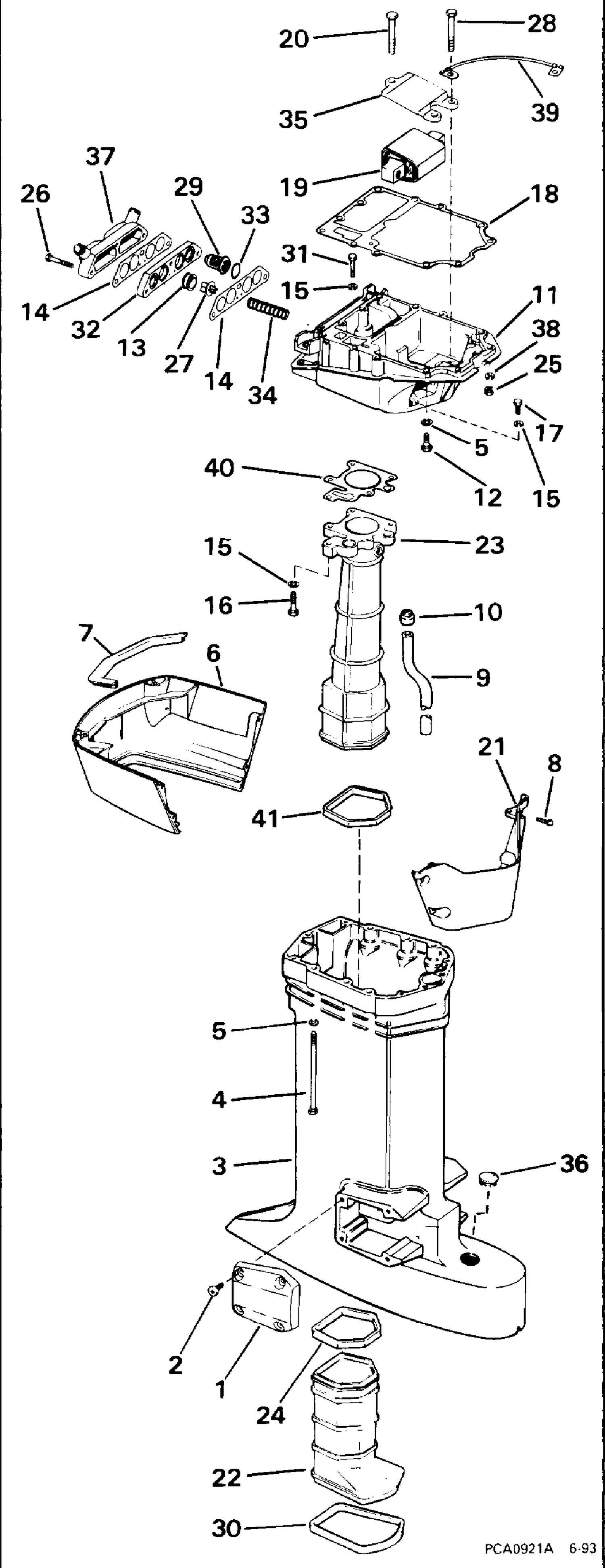 EXHAUST HOUSING