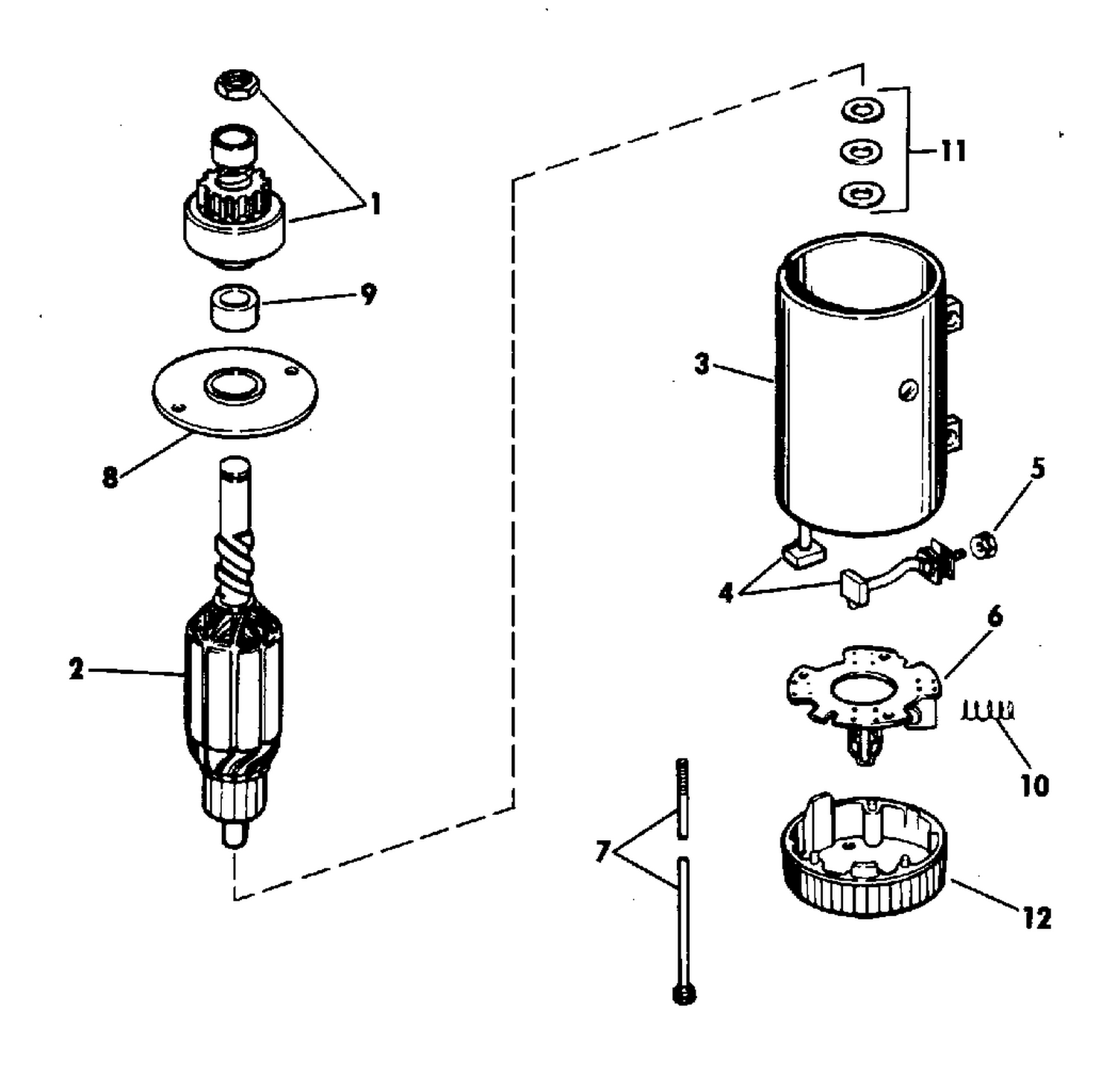 ELECTRIC STARTER PRESTOLITE MODELS MJL-4005