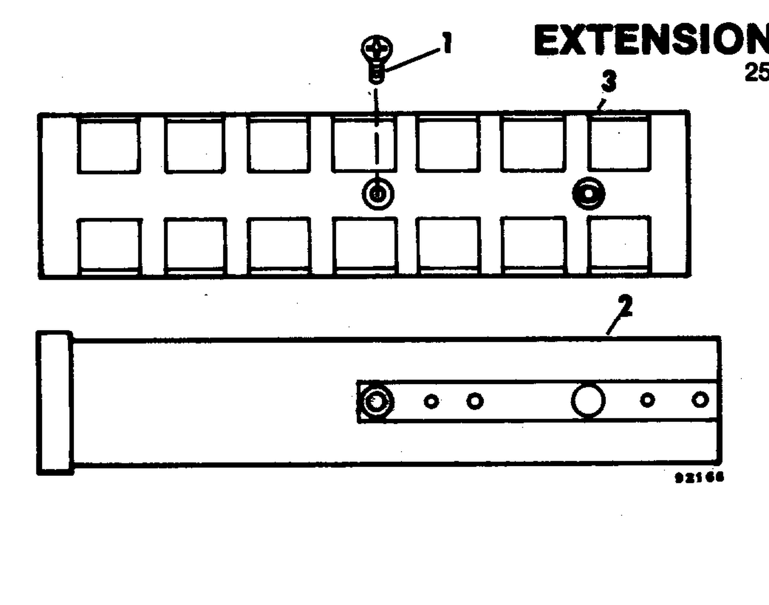 EXTENSION HANDLE KIT 25 - 35