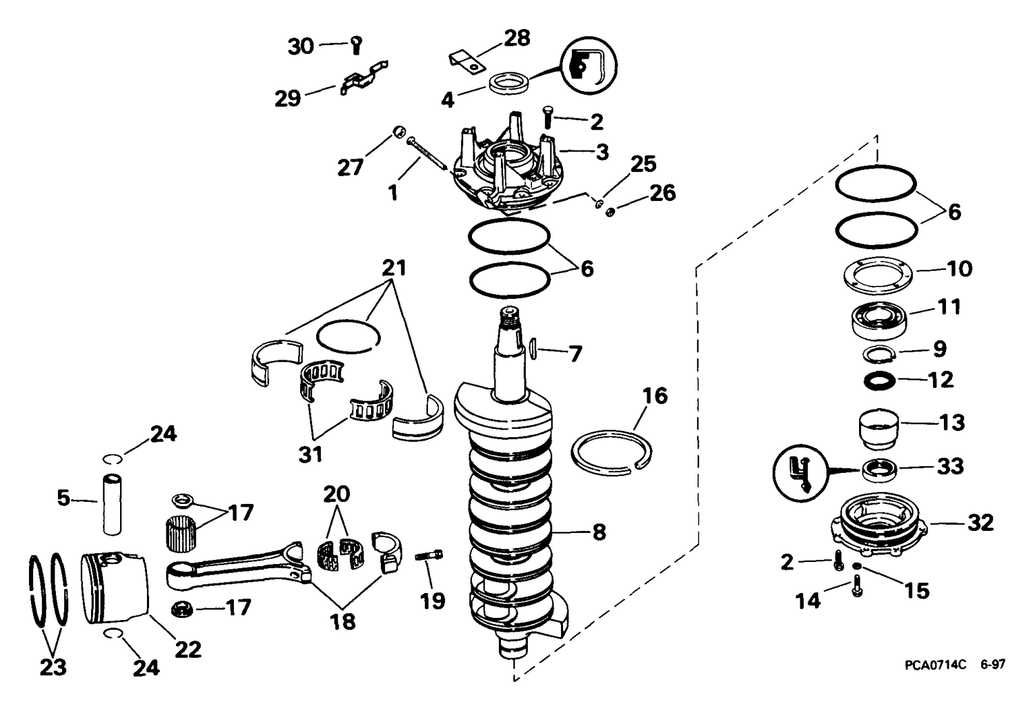 CRANKSHAFT & PISTON
