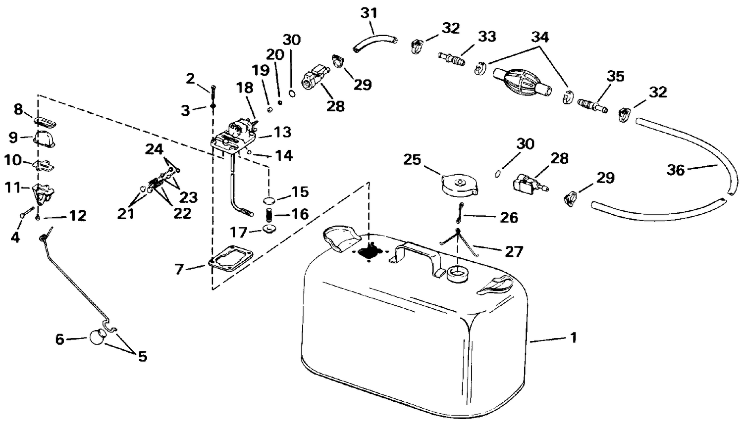 FUEL TANK WITH GAUGE