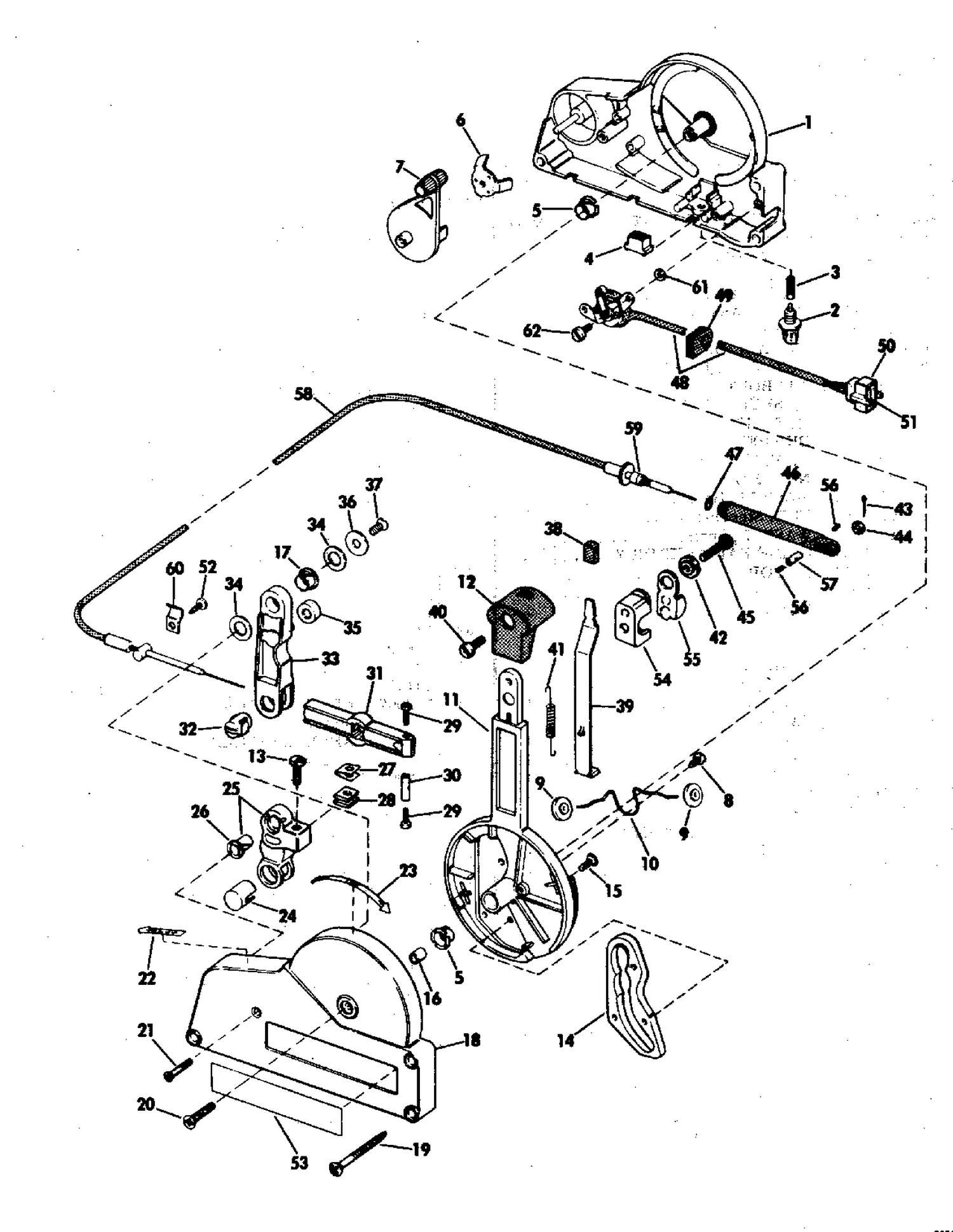 REMOTE CONTROL GROUP ELECTRIC SHIFT 90, 120, 155, 210 HP