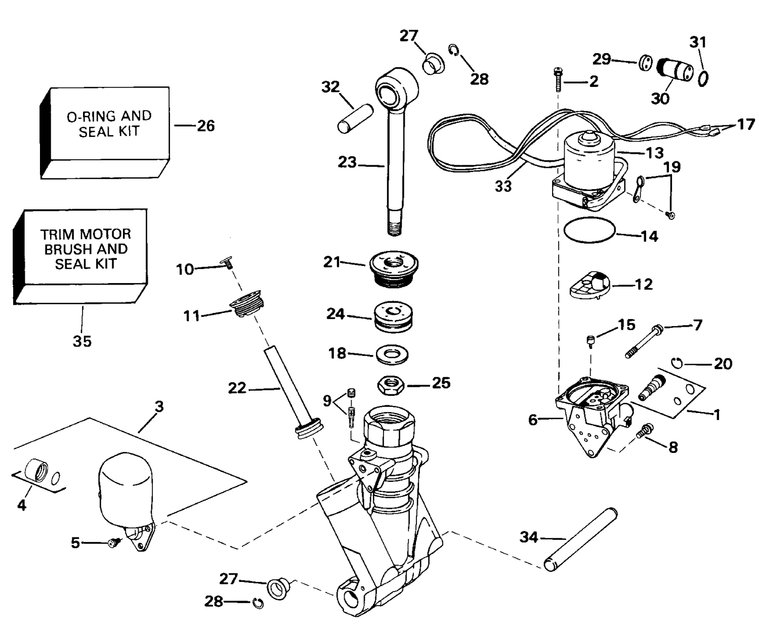 POWER TRIM AND TILT HYDRAULIC ASSEMBLY