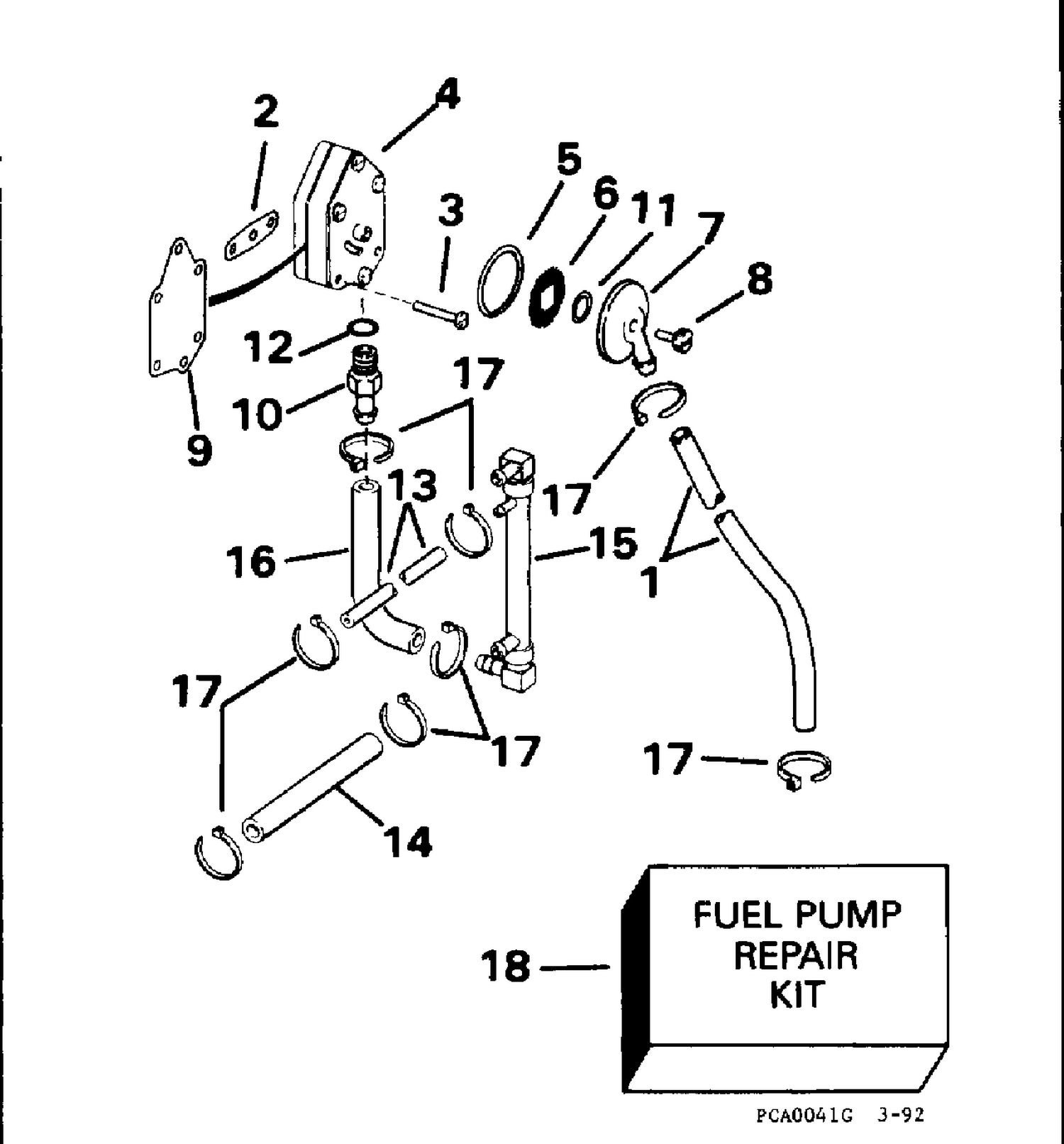 FUEL PUMP - 88 MODELS