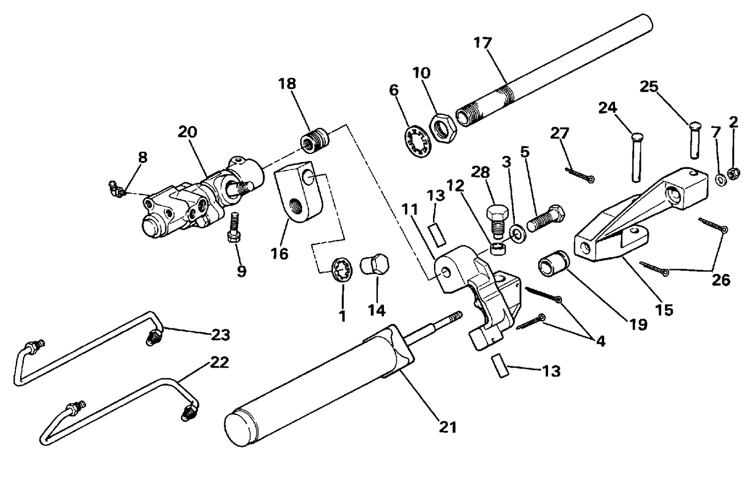 POWER STEERING CYLINDER