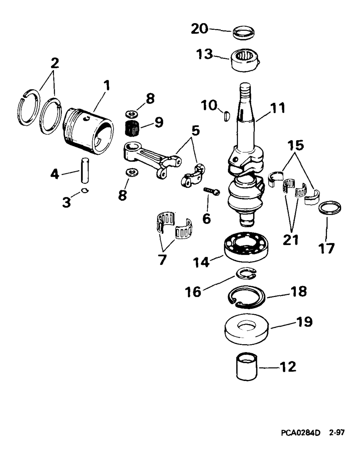 CRANKSHAFT & PISTON