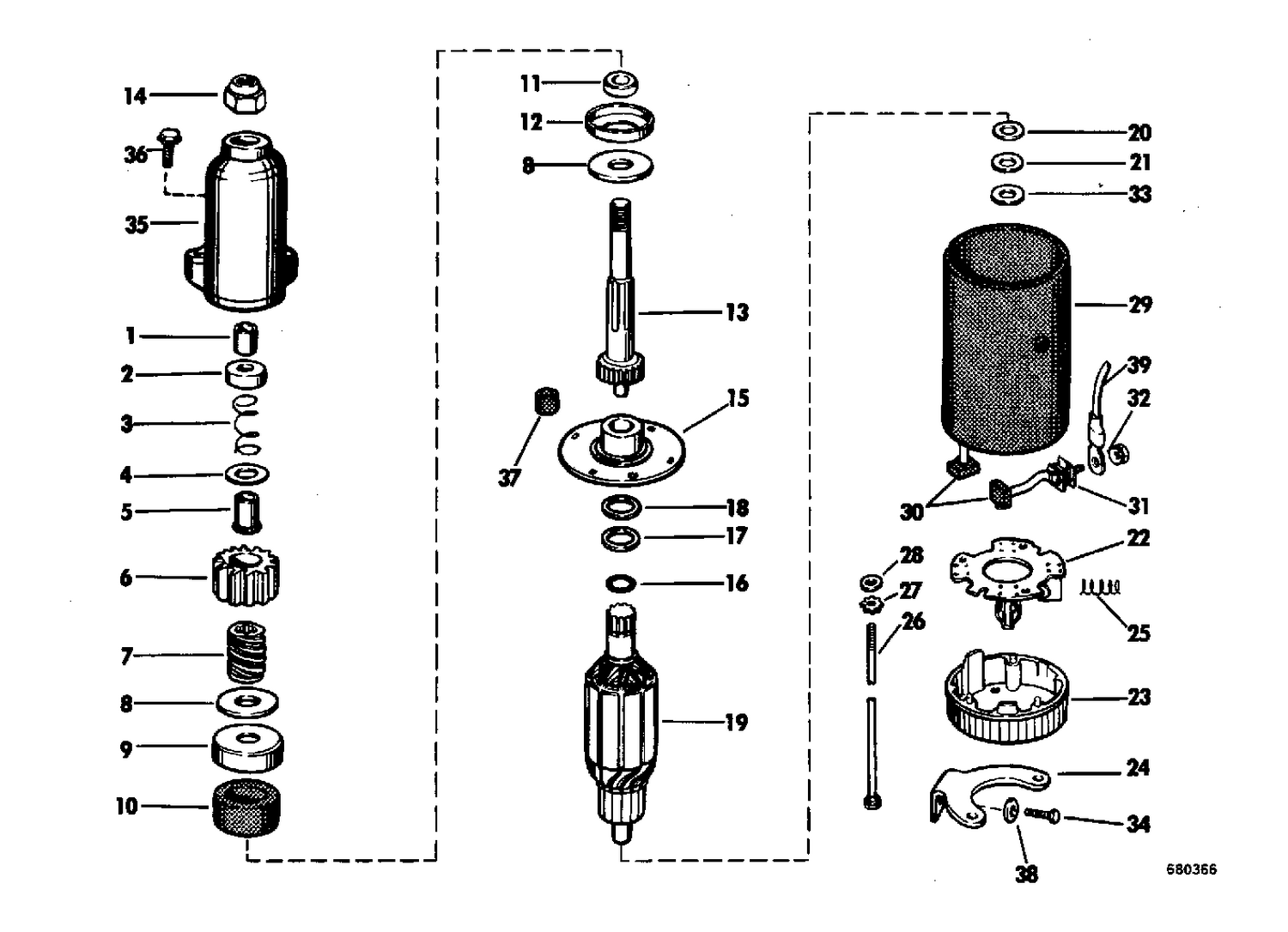 ELECTRIC STARTER GROUP